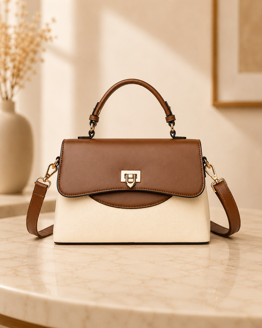 Elowen - Structured Top Handle Bag