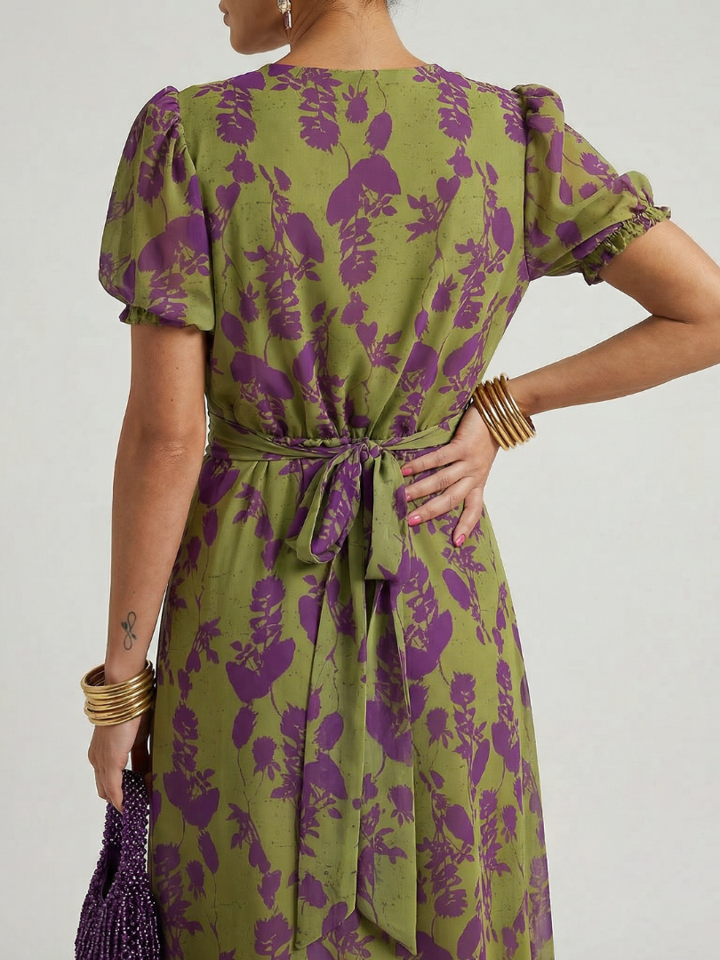 Silvana™ | Relaxed Floral Midi Dress