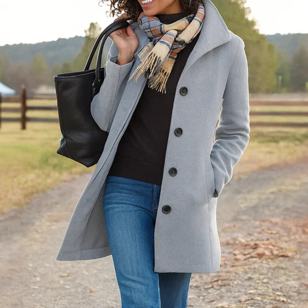 ADRIANA | Elegant Coat with Embracing Warmth and Timeless Style