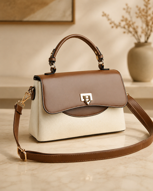 Elowen - Structured Top Handle Bag