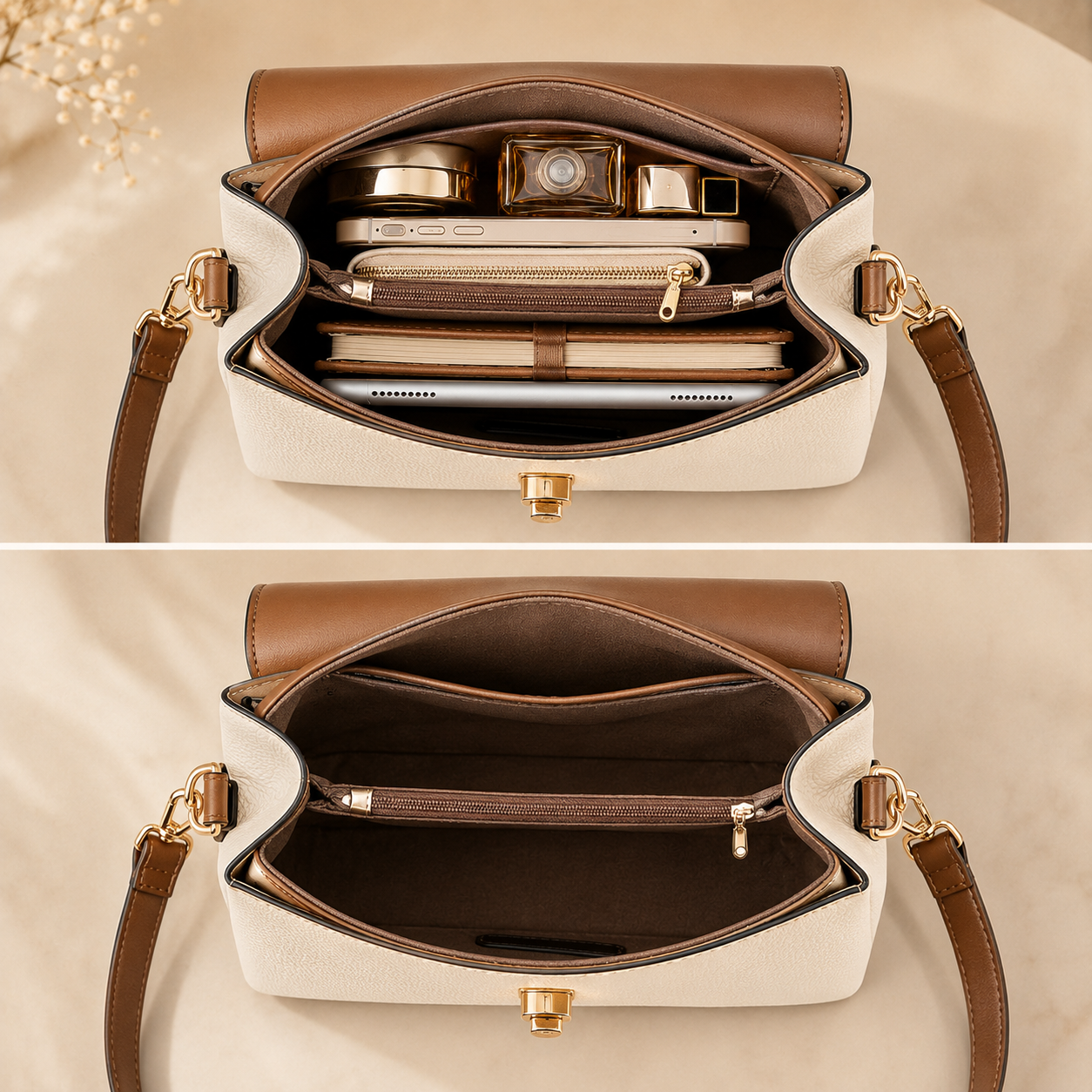 Elowen - Structured Top Handle Bag
