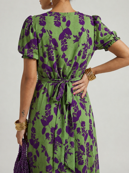 Silvana™ | Relaxed Floral Midi Dress