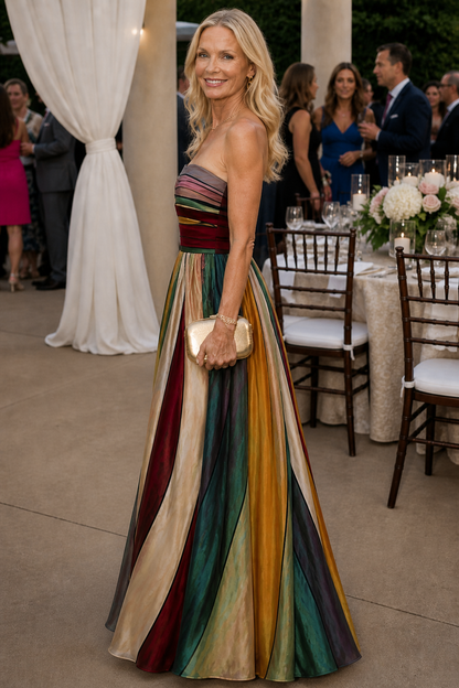 Silvana™ | Effortless Strapless A-Line Dress