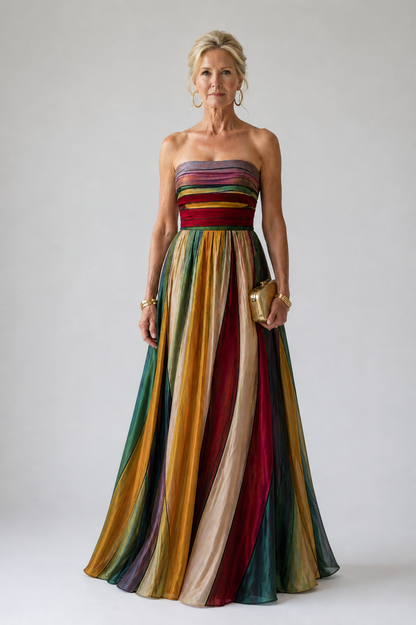 Silvana™ | Effortless Strapless A-Line Dress
