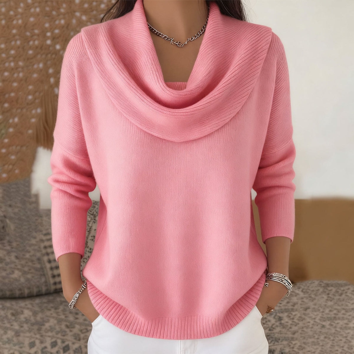 Julieth | Cowl Neck Sweater