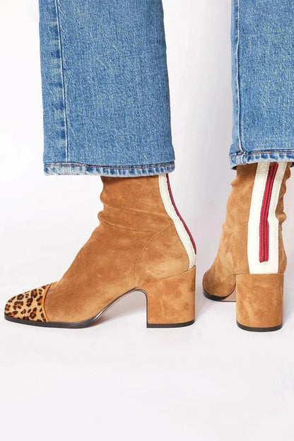 Emerson™ | Classic Suede Look Ankle Boots