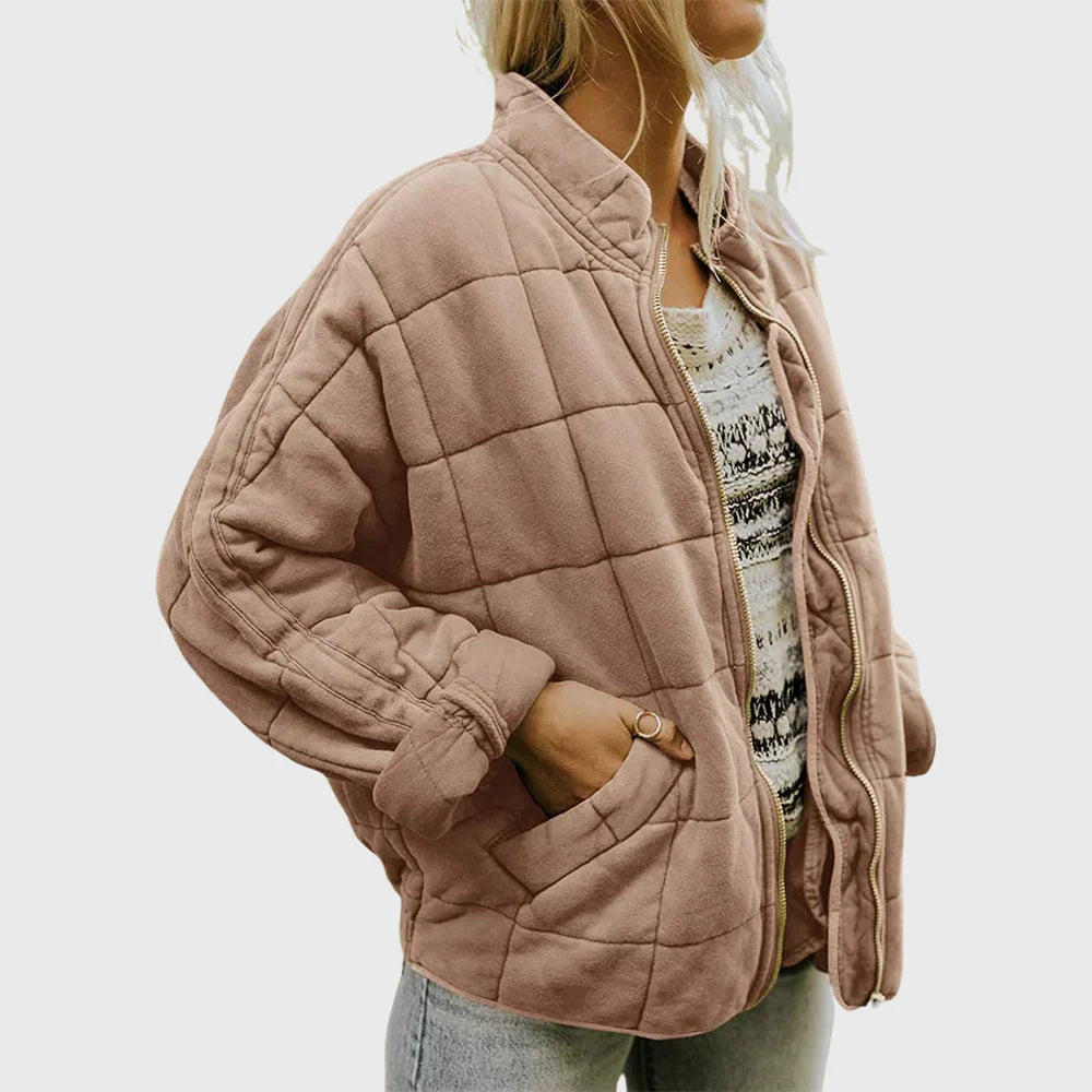 Josiane | Quilted jacket with an elegant oversized fit