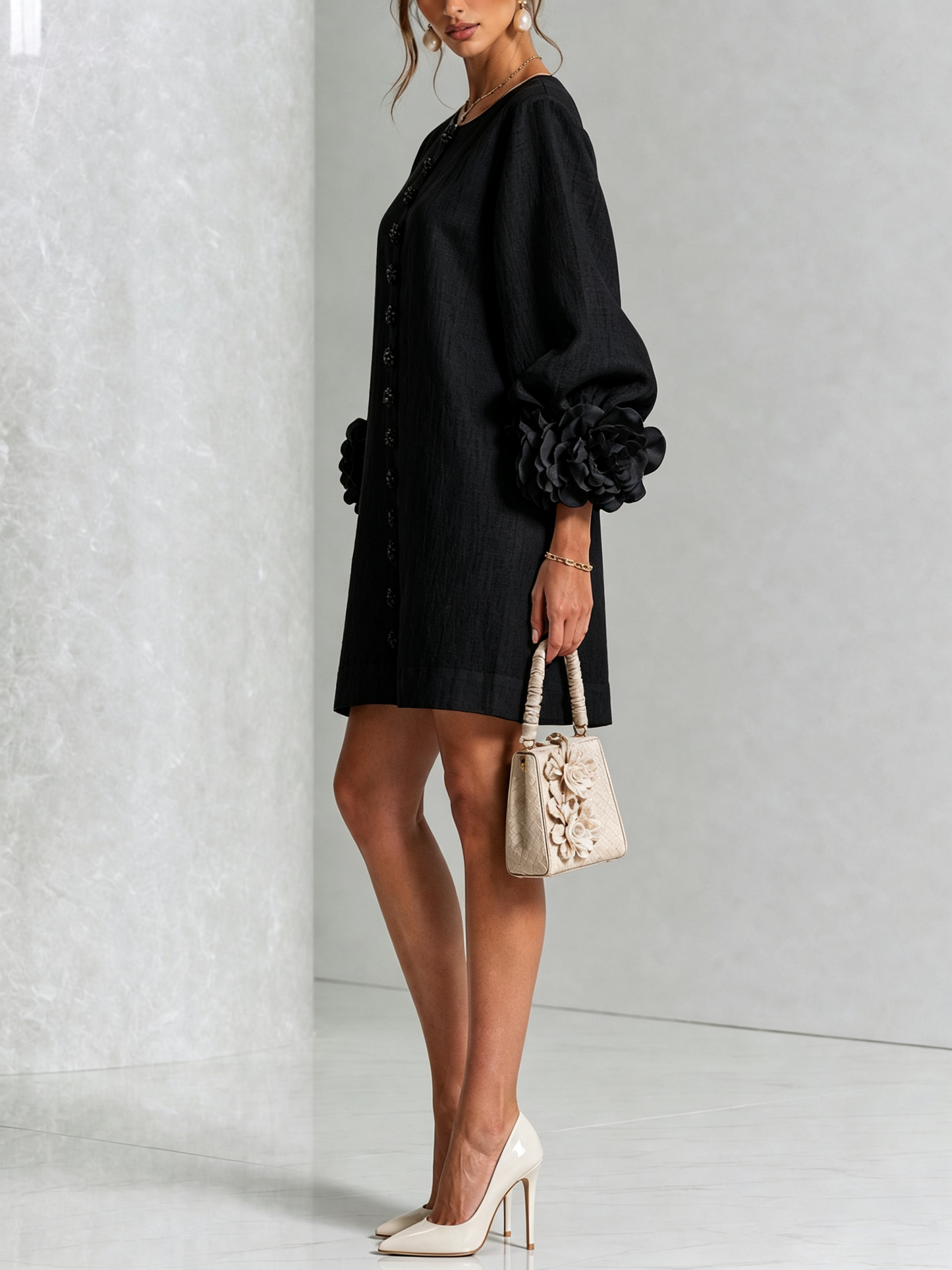 Rosalie | Button-Down Mini Dress