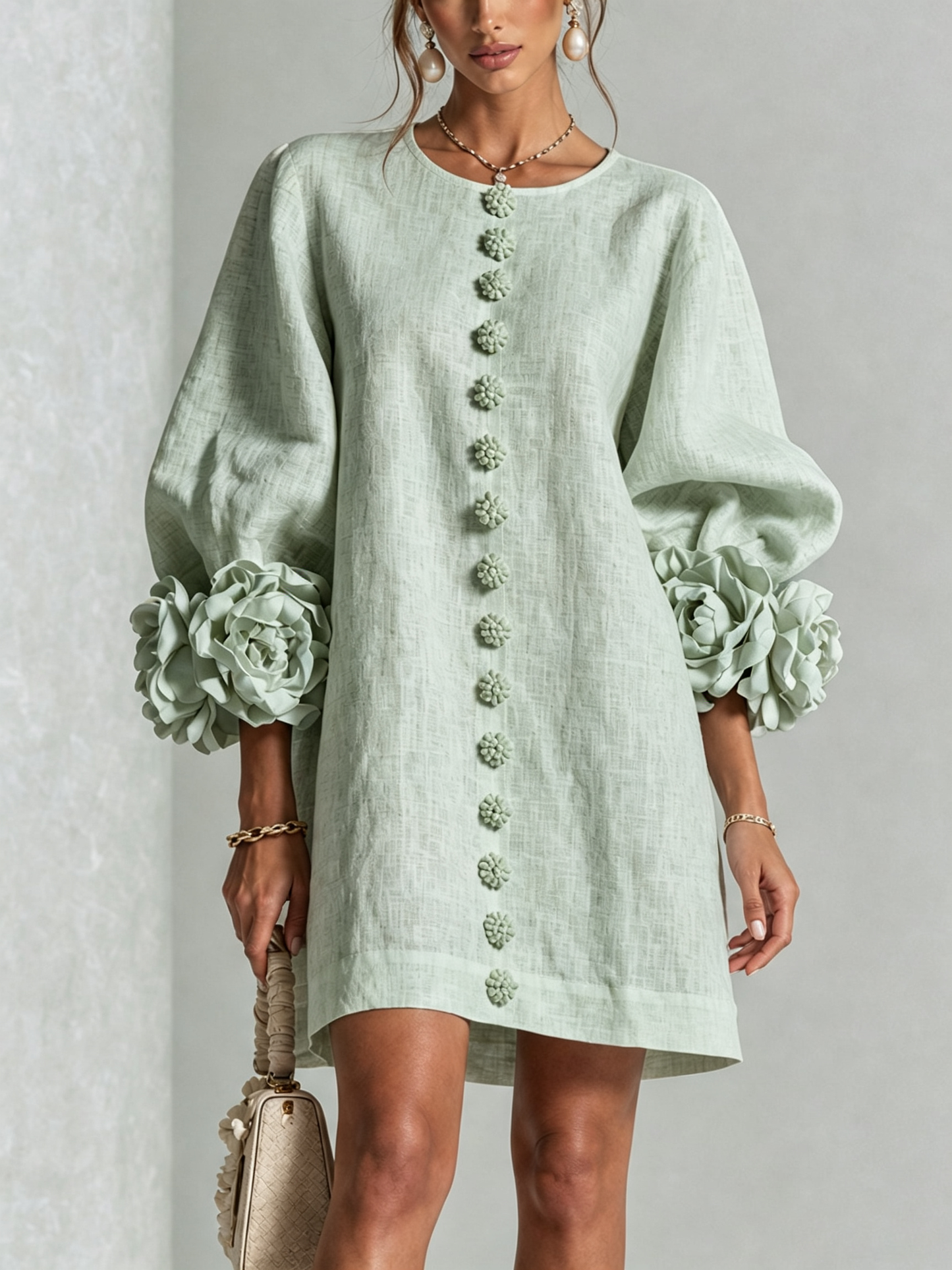 Rosalie | Button-Down Mini Dress