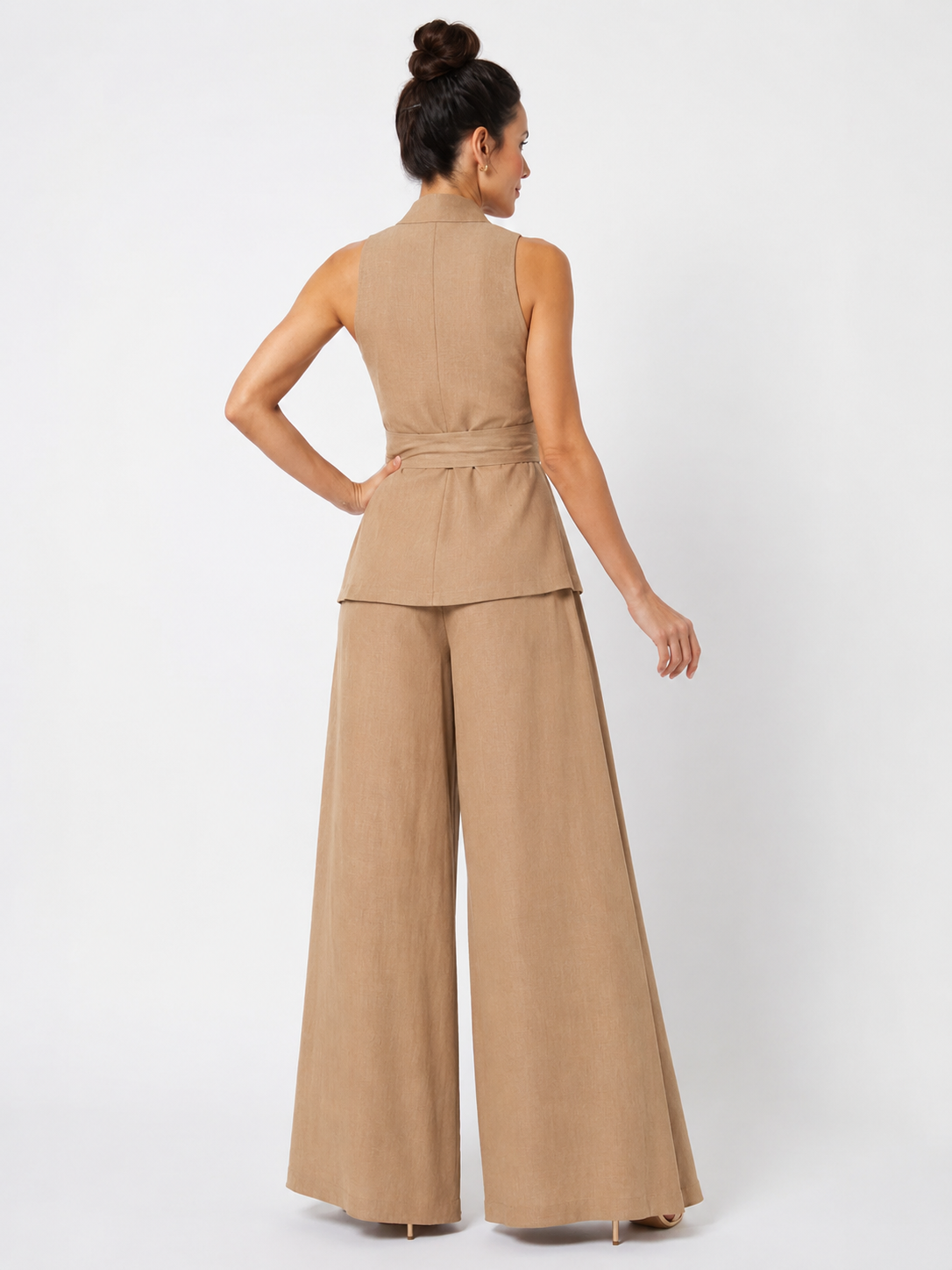 Amelia | Wrap Top & Wide-Leg Pants Set