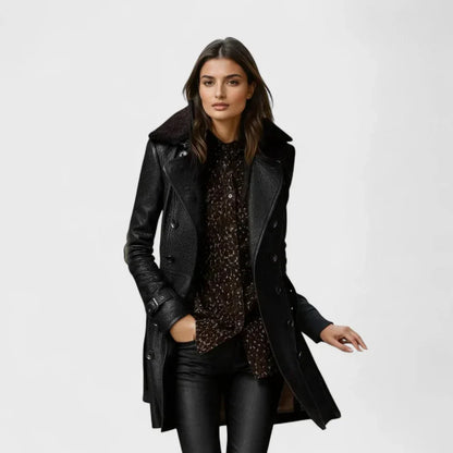 Velenoir™ | Elegant Leather Jacket