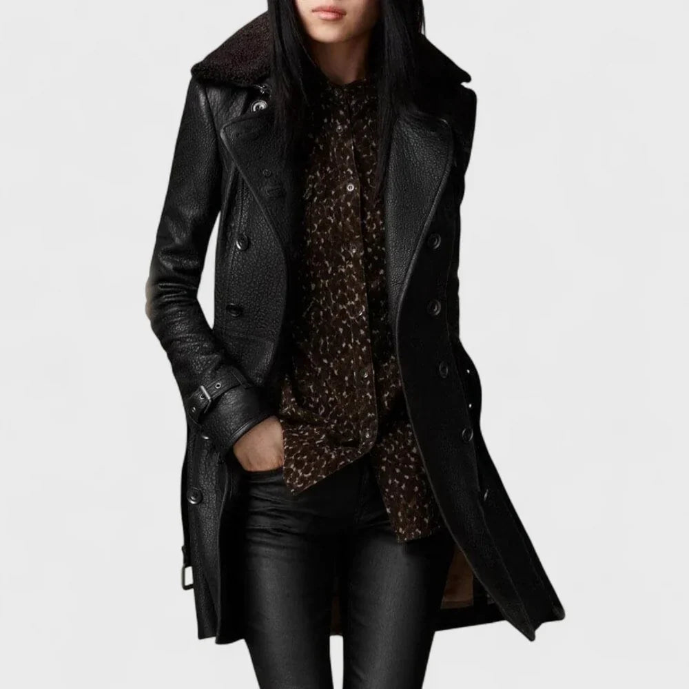 Velenoir™ | Elegant Leather Jacket