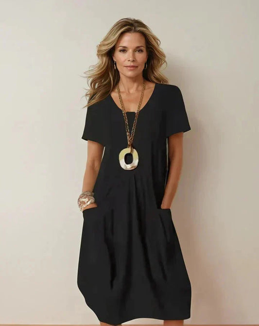 Oriane™ | Fluid Casual Maxi Dress