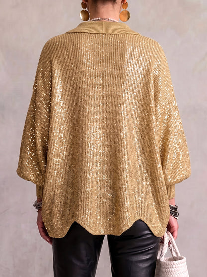 Isadora | Oversized Collared Cardigan